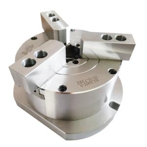 Three Jaw Hollow Chuck , Pneumatic Chuck For CNC Lathe