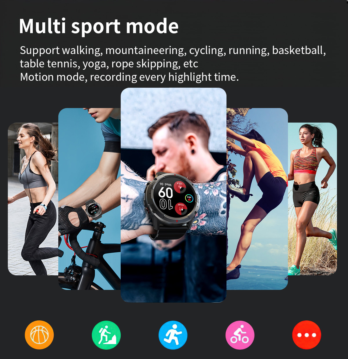 New NX9 Defense Sports Bluetooth Call Smart Watch 1.39 Round Screen Ultra Long Standby