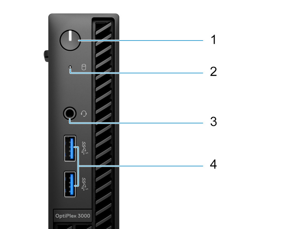 Intel i5-12500T CPU 8G DDR4 RAM 256G SSD Dell Optiplex 3000MFF Mini Desktop Computer