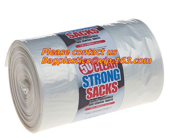 Recycling Bags,Heavy Duty Black Garbage Bag for Indoor Or Outdoor Use 46x54 Made in China, Bagease, Bagplastics, Pack