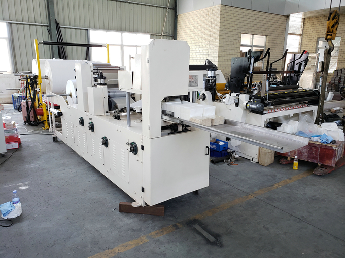 Double Colors Printing Napkin Tissue Paper Making Machine 600 sheets/min