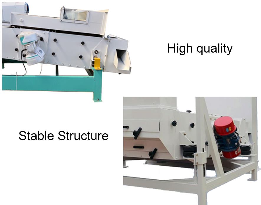 Long Service Life TQLZ125 Grain Vibrating Cleaning Machine Screen Seed Grain Cleaner for Retail