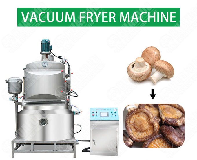 Crispy Jackfruit Chips SS304 Dia 700mm Vacuum Fryer Machine