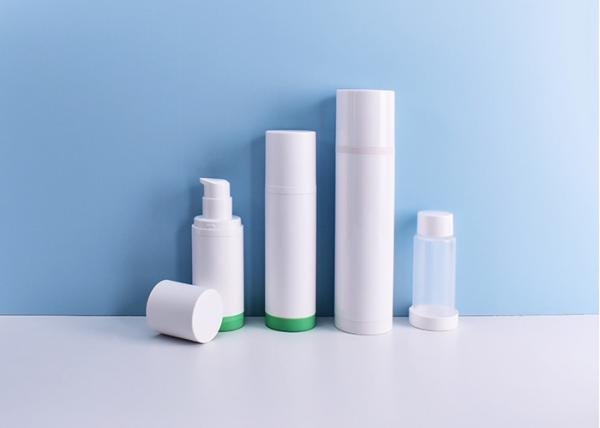 Eco Plastic Refill Airless Cosmeic Packaging Cylinder Round PP Refillable
