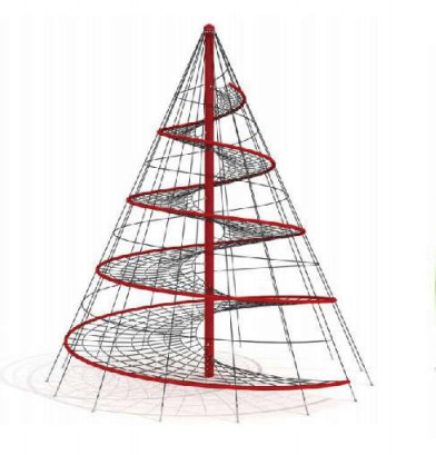 Outdoor Comercial Playground Rope Games For Children Climbing