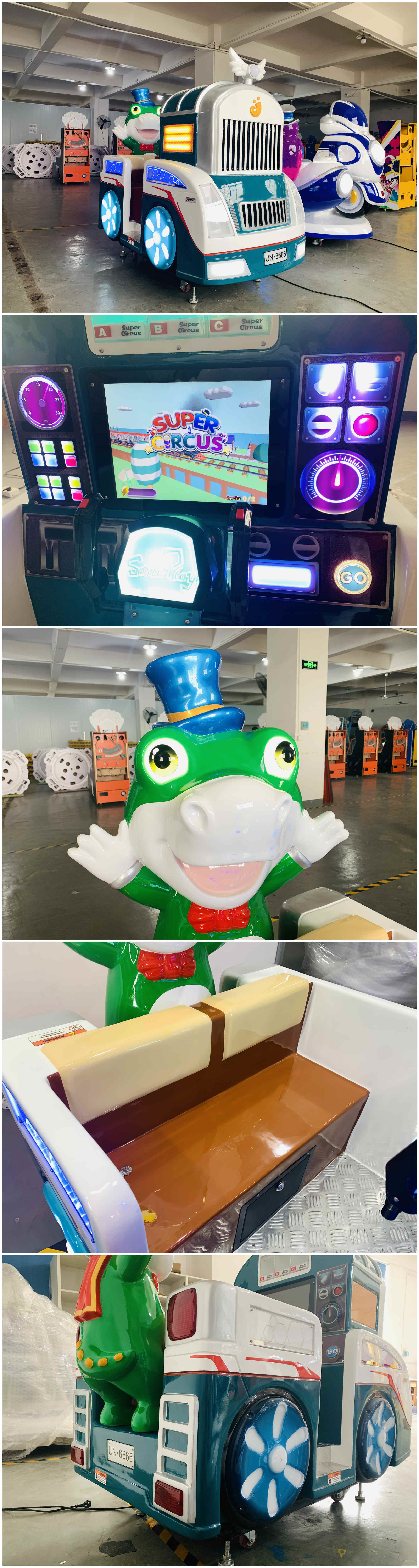 15 Inch Screen Train Kiddie Ride For Indoor Amusement 1 Player