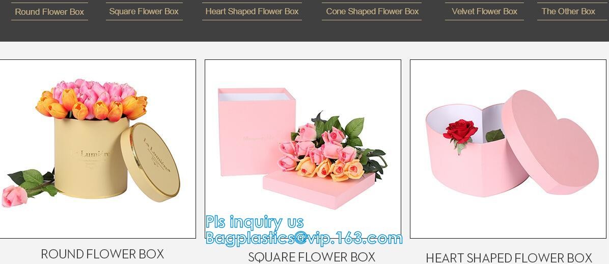 Gift Wedding Gift Paper Box Custom Round Chocolate Hard Paper Ribbon Bow