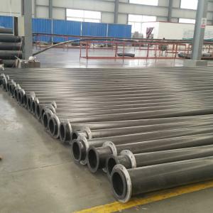 UHMWPE Pipe Smooth Surface With Wear Resistance Includes Bolts And Nuts ISO9001