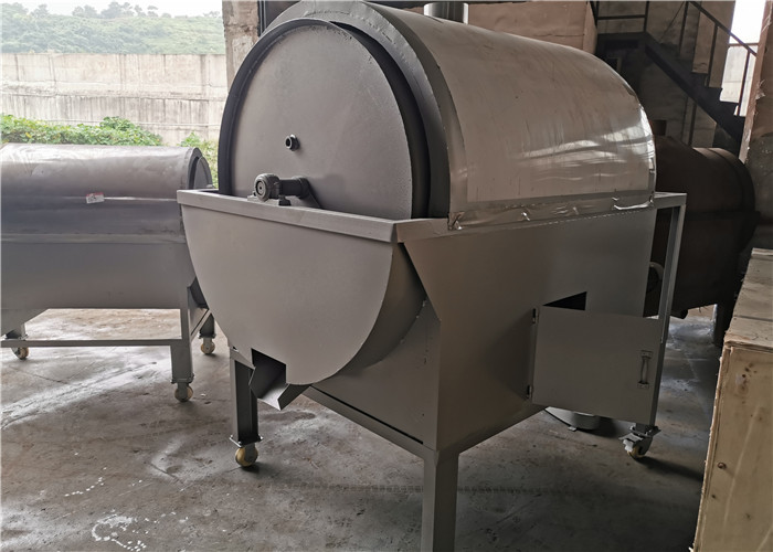GCW100 300-400kg/H charcoal compact peanut commercial roasting machine