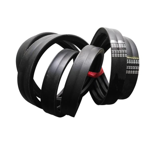 Polyamid Weft Rubber Rough Top Surface Banded V-Belt Standard and Durable