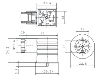 SMP6100B/C Liquid Pressure Transmitter With Stainless Steel Isolation Diaphragm