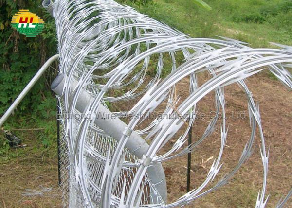 CBT-65 Razor Wire Galvanized Razor Wire Fence Stretched Wire Coils for Farm
