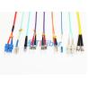 Buy cheap MU MTRJ Single Mode Patch Cord / Duplex Multimode Fiber Optic Cable from wholesalers