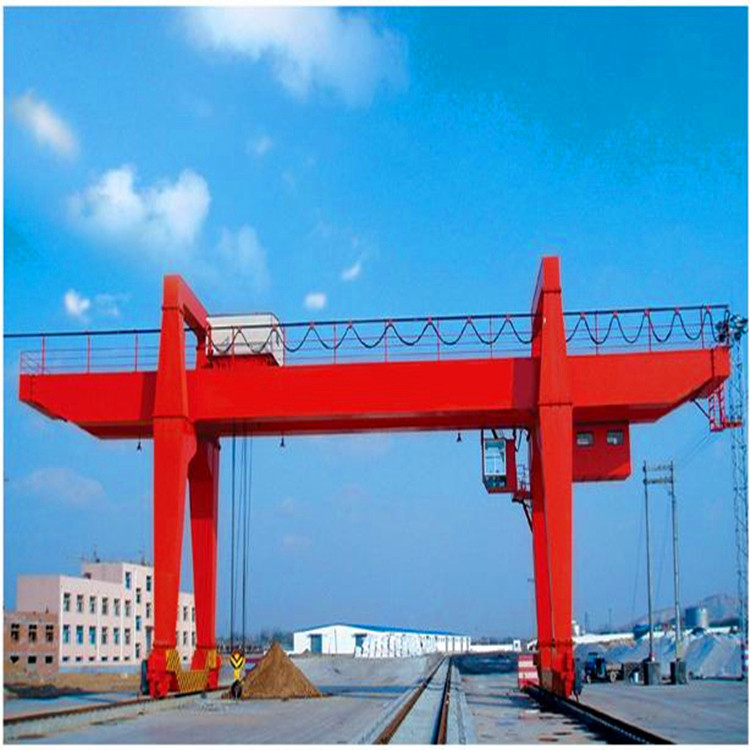 U Type 50T Double Beam Hook Gantry Crane Working Class A6