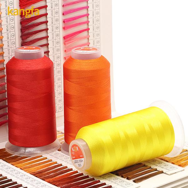 135g 100% Polyester 120d 2 5000y Embroidery Thread for Versatile Weaving and