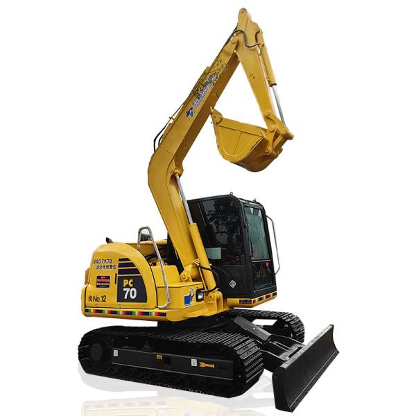 Original Used Mini Excavator Komatsu PC70-8 Used Hydraulic Excavator 48.5KW