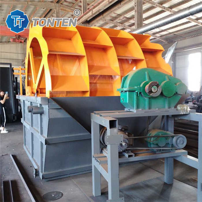 Mine Sand Wheel Washer Equipment Wheel Stone Gravel Washing Machine