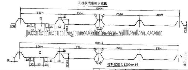 Double layer roll forming machine