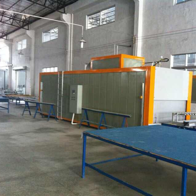 Aluminum Profile Wood Finish Machine 15 Minutes Transfer Time