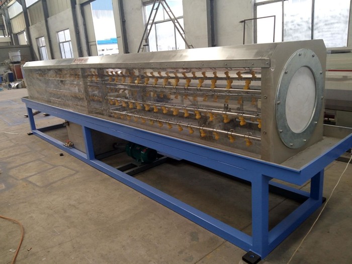 CE 380v 50hz Cool and Hot Water Pe Pipe Extrusion Line High output