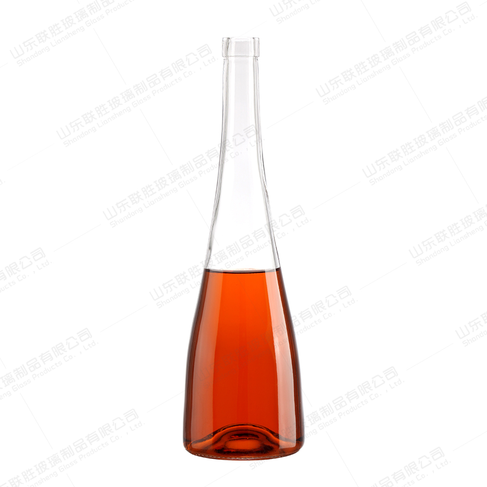 500ml 750ml 1000ml Luxury Square Glass Packaging Whiskey Liquor Bottle for Gin Wine