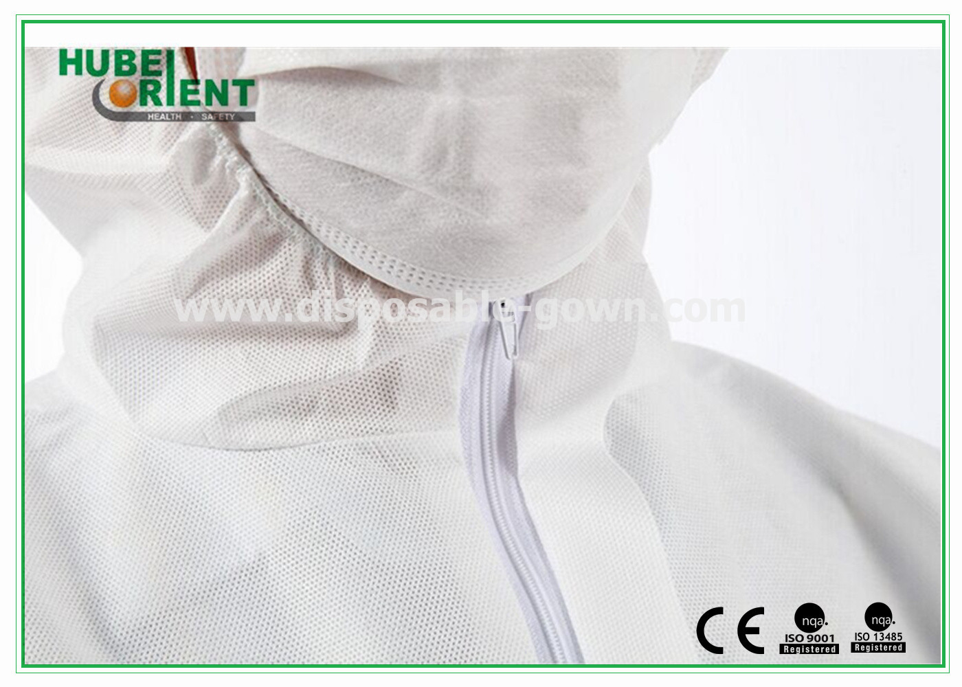 55g/m2 PP Nonwoven Disposable Medical Protective Coverall