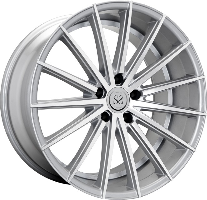 22 inch modified one piece forged deep dish alloy polished rims wheel 5x130