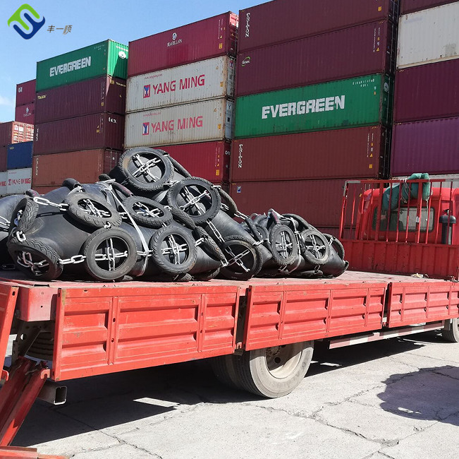 Pressure 50 Kpa Pneumatic Rubber Fender D2.5L5.5m Ship To Ship Or Dock