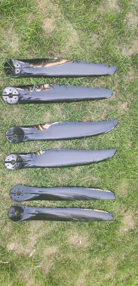 PAP PA 125CC Paramotor carbon propeller 125cm reducer 1:3.65 4 M6 d60mm tax incl free shipping