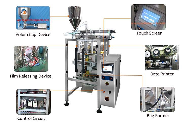 Sachet Beverage Honey Water Liquid Filling Packing Machine