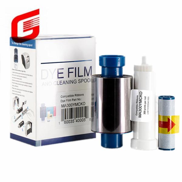 Color Printer Compatible Ribbon for MAGiCARD DYE FILM AND CLEANING SPOOL MA300