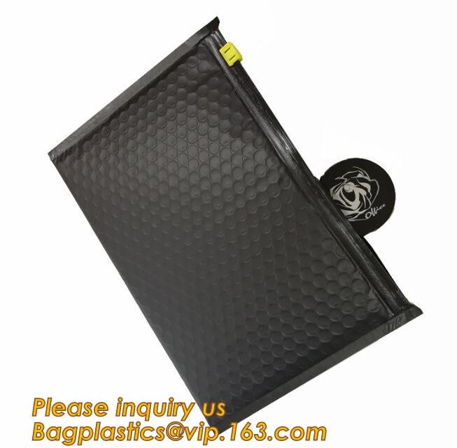 air mail metallic holographi rose gold bubble padded mailer / Zip lockkk bubble bag/ slider bubble bag,Holographic Factory