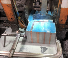 Potroom Copper Clad Aluminum Plate Explosive Welding Cathode For Zinc Smelter