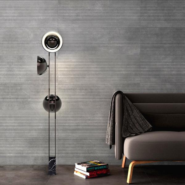 Nordic light luxury floor lamp postmodern designer marble room personality art