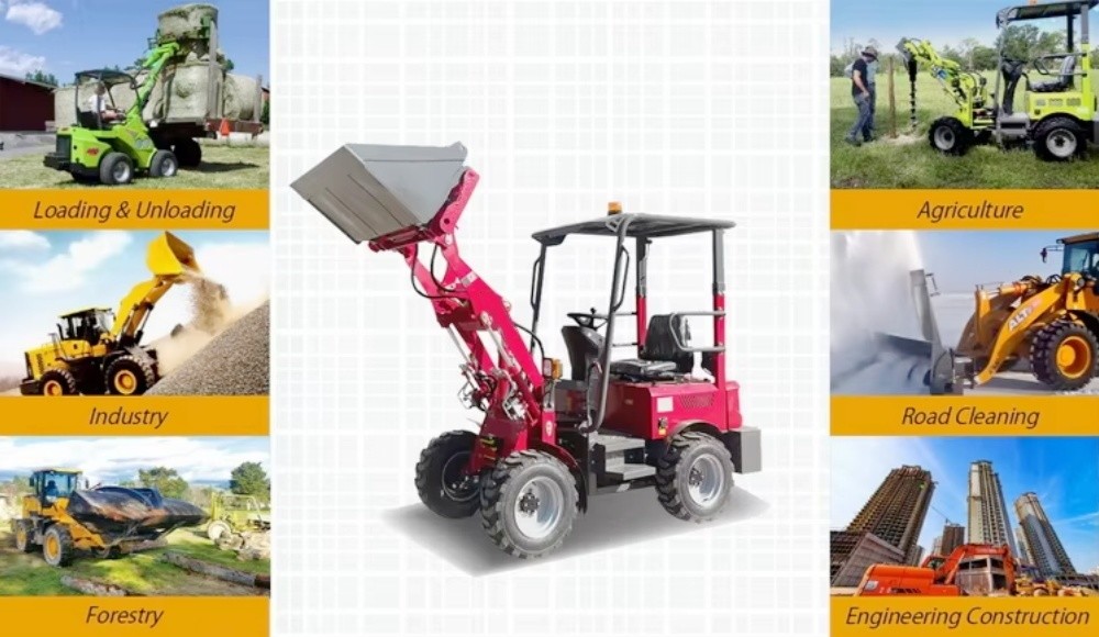 JWE604 Loader Machine Brand Multi Function Small Electric Loader