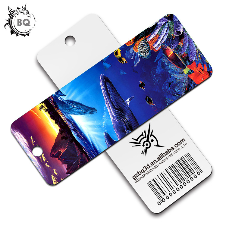 Personalised 3D Lenticular Bookmark For Schools , 3d Printed Card