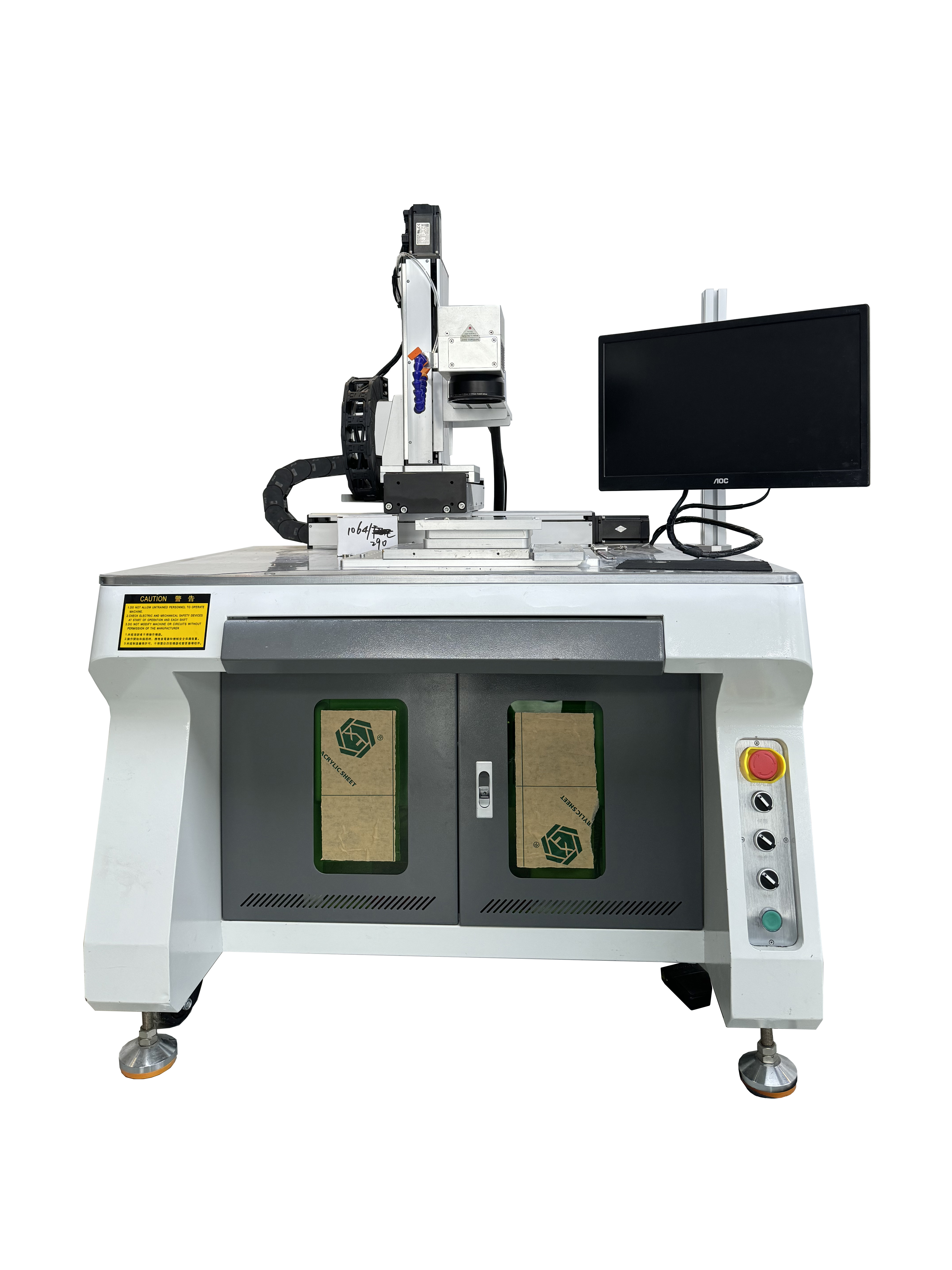 Three Axis Pulse Laser Marking Machine Micro Welding Machine For Aluminum Chrome Niobium Gold Silver