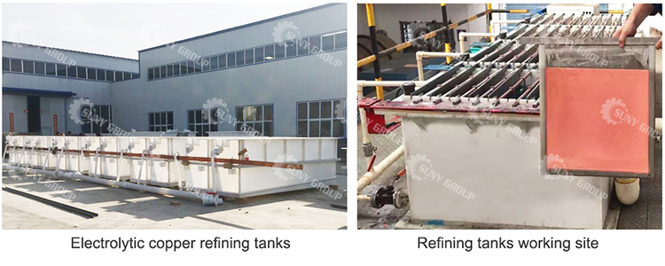 Product Copper Electrolysis Plant for Producing Copper Cathodes from Copper Metal Powde