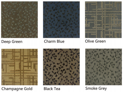 Commercial Use Artistic Style Nylon Carpet Tiles 60cm X 60cm