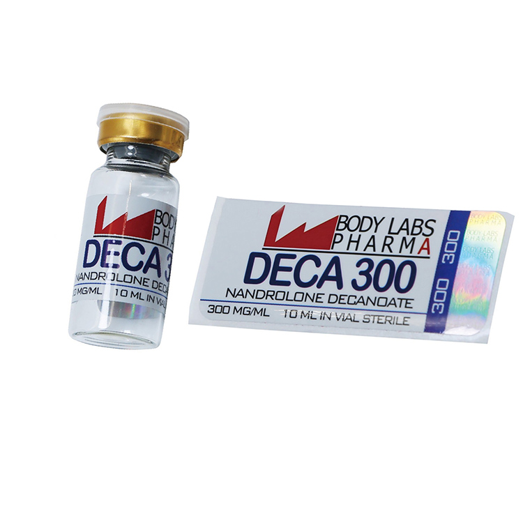 Custom 30mm Length Holographic Security Stickers , Strong Adhesive Steroid Vial Labels