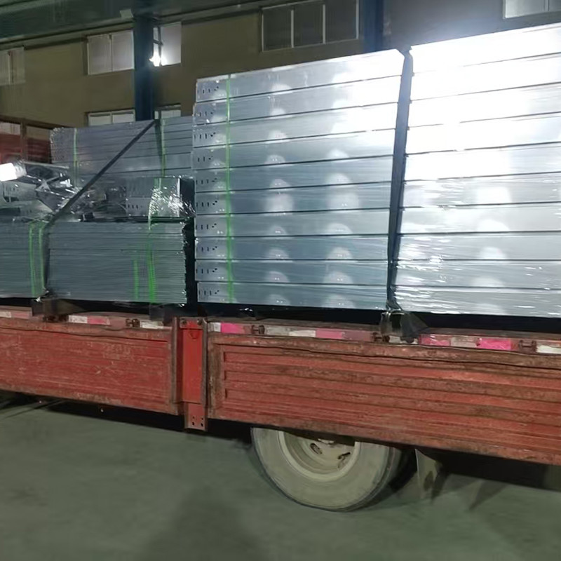 Industrial Metal Cable Tray 0.8-3.0 Mm Steel Thickness Electrical Cable Trough