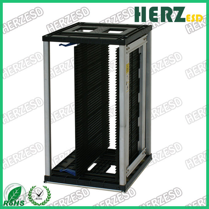 Stable Robust Frame Adjustable Magazine Rack , ESD PCB Racks Conductive Materials Walls