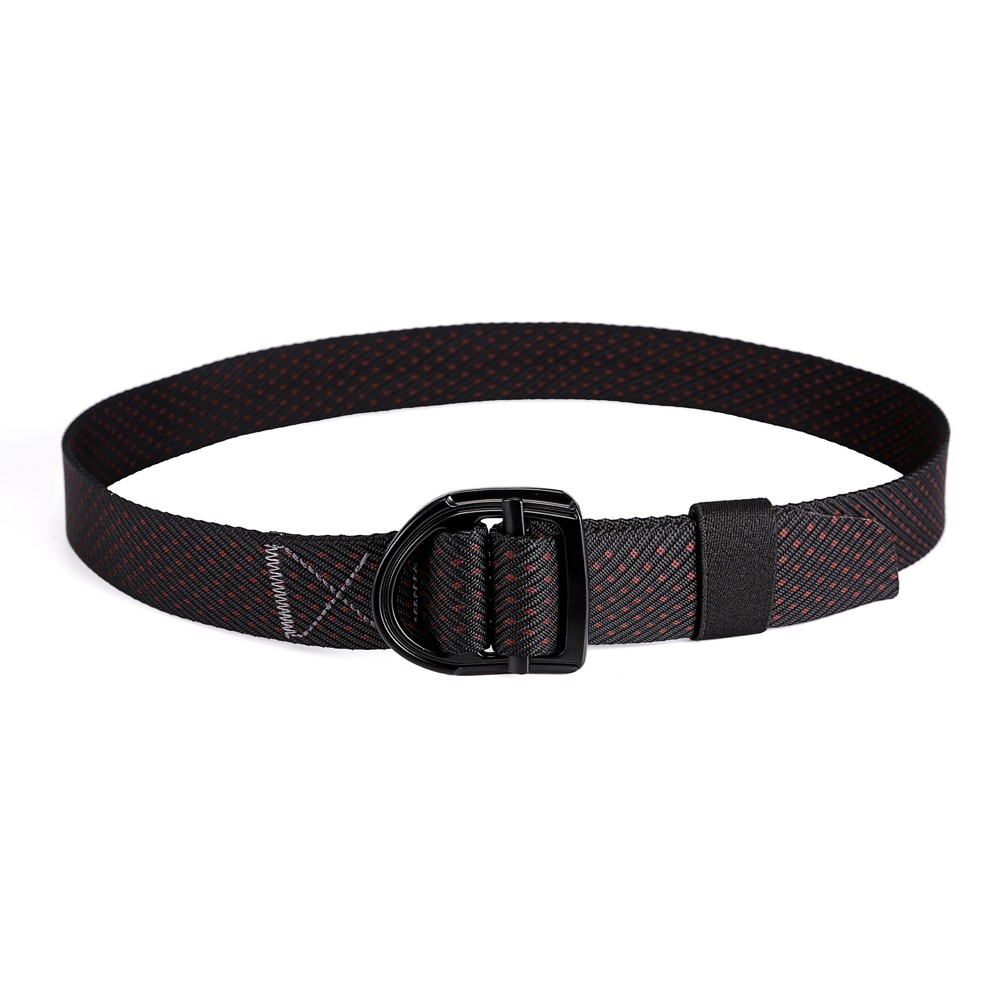 D Buckle Cotton Fabric Belt 125cm Mens Nylon Web Belt Tactical