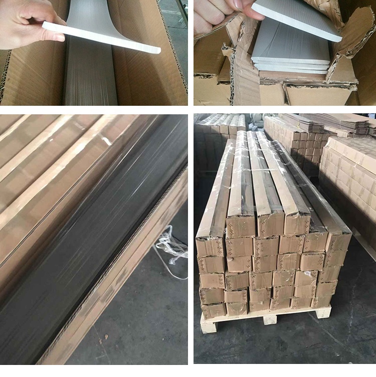 Soft PVC Flexible Waterproof Skirting Board with Moulding Processing and Glossy Finish