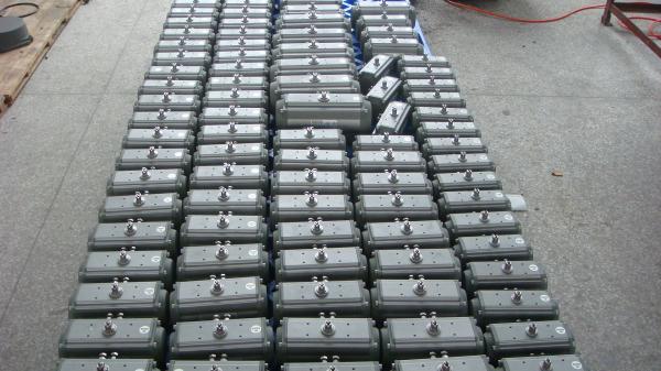AT075S Spring Return Pneumatic Valves Actuator AT pneumatic actuator for valves