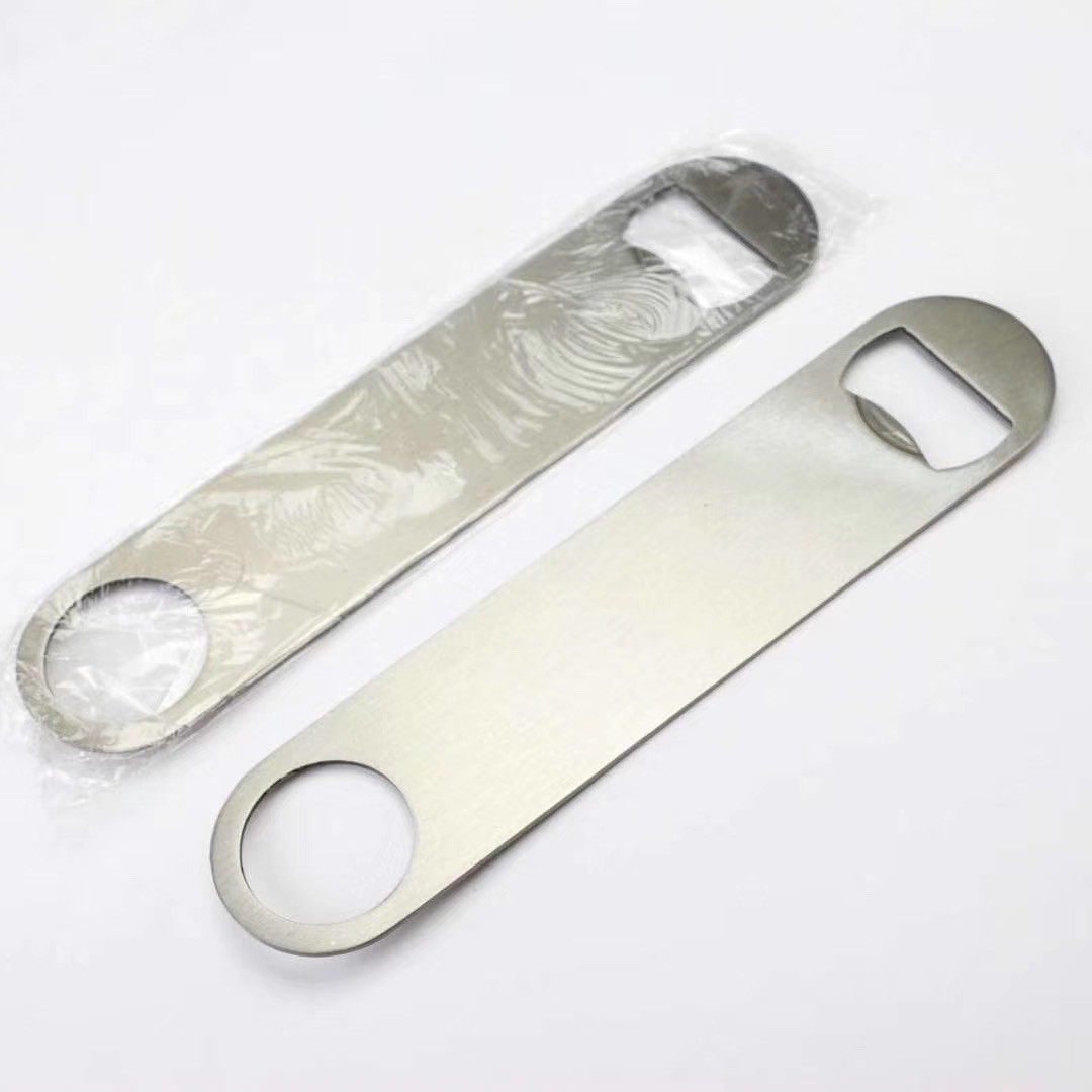 Sublimation Blank Bottle Opener Stainless Steel Beer Bottle Opener Anti Corrosion