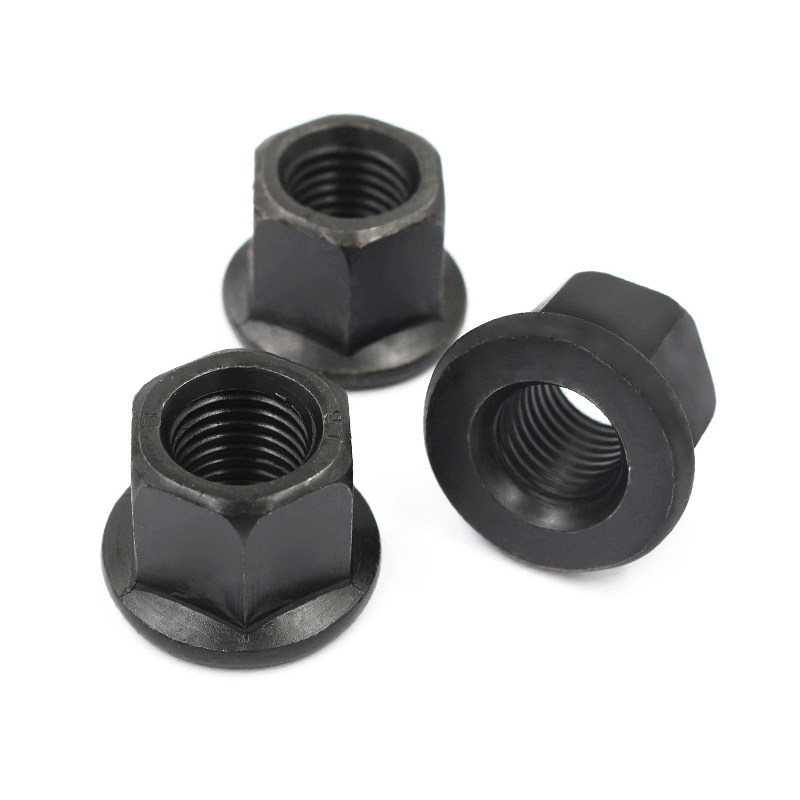 ISO Standard High Flange Nut with Pad Plate Nut/Hexadecimal Flange Thickening Nut M10-M30