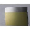 Buy cheap PE Coating Brushed Gold Aluminum Sheet Blanket Sublimation Long Service Life from wholesalers