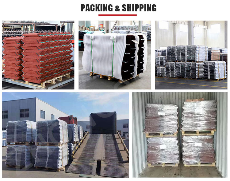 Modern Design Style Prime Zinc Aluminum Steel Stone Chips Roofing Sheets 0.3mm 0.4mm Thickness Durable and Vibrant