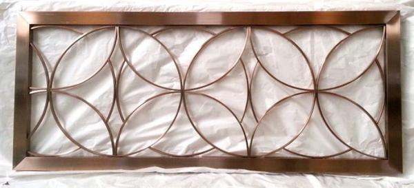 Gold Stainless Steel Perforated Panels For Garden Fence/Privacy Fence/Metal